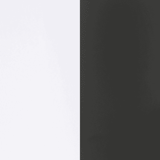 Cómoda Iconic Blanco Artik (Blanco Mate) - Negro 77,5 x 95 x 40 cm