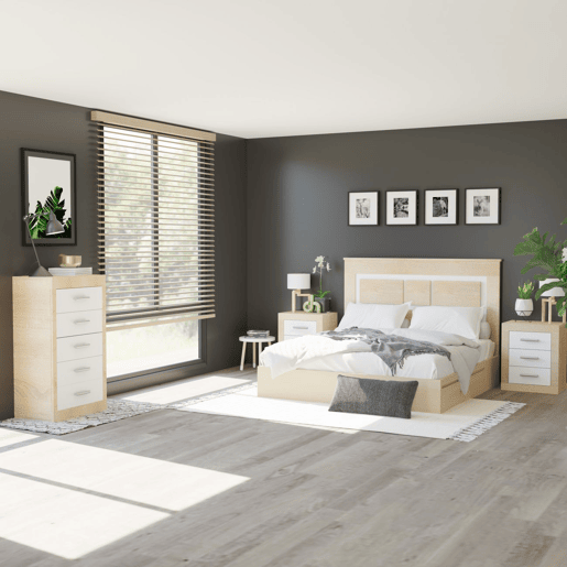 Quarto Kira 5C, duehome, Cambria - Branco