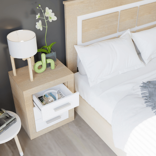 Quarto Kira 5C, duehome, Cambria - Branco