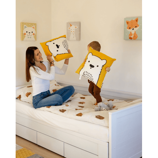 Beliani Almofada decorativa WARANASI