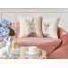 Beliani Cojín decorativo TULIPA Beliani Cojín decorativo TULIPA Gris Oscuro