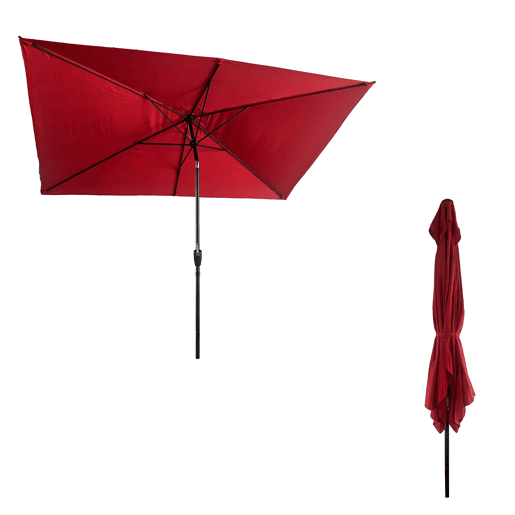 Sombrilla HAPUNA rectangular 2x3m roja Sombrilla HAPUNA rectangular 2x3m roja