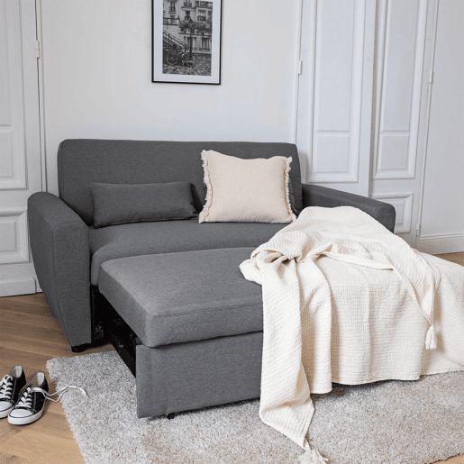 Sofá cama de 2 plazas MATT gris Sofá cama de 2 plazas MATT gris