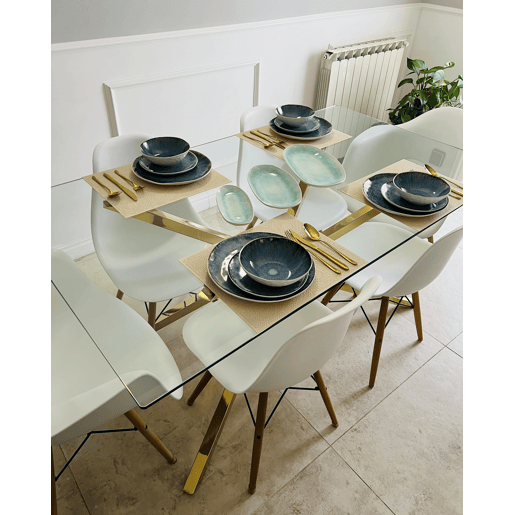Beliani Mesa de jantar CORA Beliani Mesa de jantar CORA
