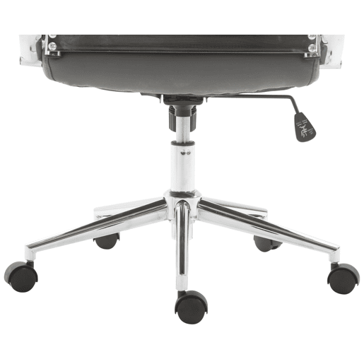 Silla De Oficina Kolumbus Simil cuero Gris 66X58X105 cm