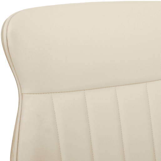 Silla De Oficina Melilla Simil cuero Naturalcrema 68X63X100 cm