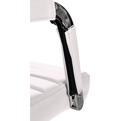 Silla De Oficina Amadora en polipiel o tela Simil cuero Blanco 63X51X98 cm Silla De Oficina Amadora en polipiel o tela Simil cuero Blanco 63X51X98 cm