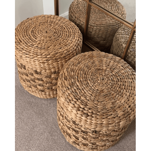 Pufe BASSLET Creme 40 cm 40 cm 40 cm