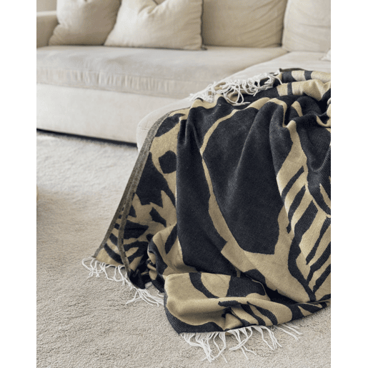 Manta KUDIYA 130 x 170 cm Creme