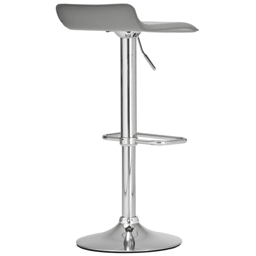 Taburete De Bar Dyn Simil cuero Gris 41X38X65 cm Taburete De Bar Dyn Simil cuero Gris 41X38X65 cm