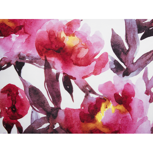Conjunto de 2 almofadas de jardim LANROSSO Padrão floral 40 x 40 cm Rosa