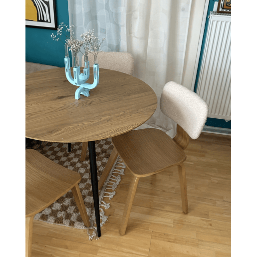 Beliani Mesa de jantar BJORKA Beliani Mesa de jantar BJORKA