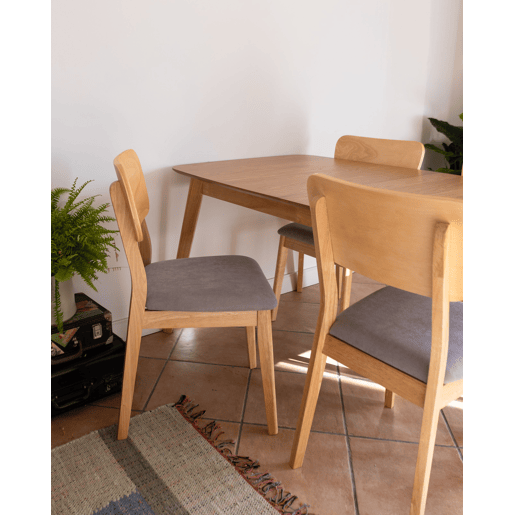 Beliani Mesa de jantar extensível MADOX