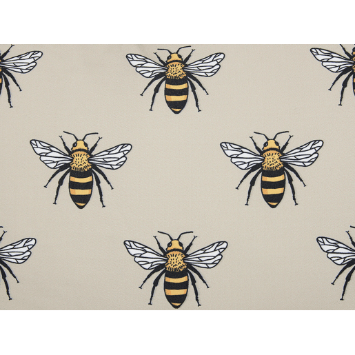 Conjunto de 2 almofadas de jardim CANNETO Padrão animal 40 x 60 cm Creme