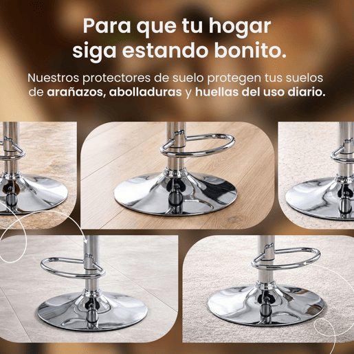 Juego de 2 taburetes de bar Braga tela Gris oscuro 52X51X89 cm Juego de 2 taburetes de bar Braga tela Gris oscuro 52X51X89 cm