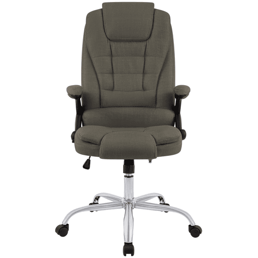 Silla de Oficina Thor de Tela Gris topo 78X69.5X113 cm