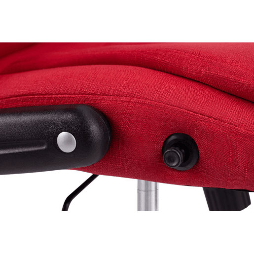 Silla de Oficina Thor de Tela Rojo 78X69.5X113 cm