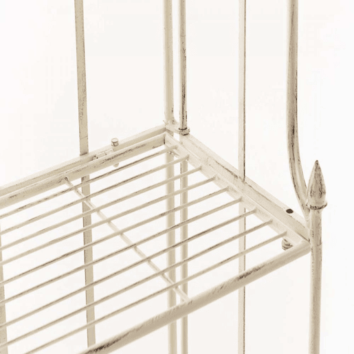 Estanteria para plantas Flora Metal Crema antiguo 32X66X175 cm