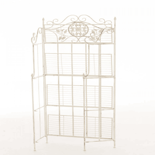 Estanteria para plantas Flora Metal Crema antiguo 32X66X175 cm
