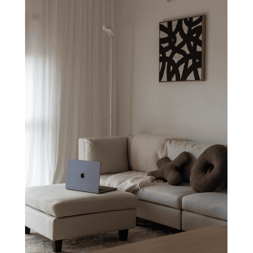 Conjunto de 2 almofadas decorativas HESPERIS Bouclé Castanho Sólido