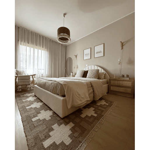 Tapete KONURTAY Creme 160 x 230 cm Juta
