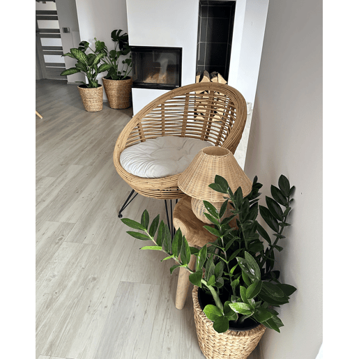 Candeeiro de mesa CINDER Rattan Natural Candeeiro de mesa CINDER Rattan Natural