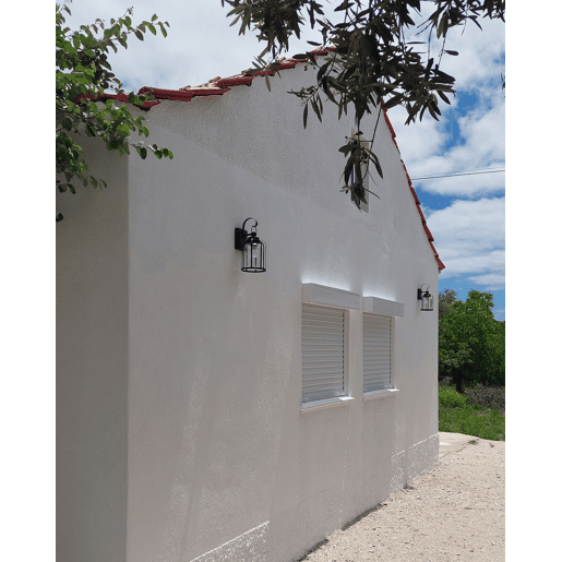 Iluminação de parede para exterior WOOLER Preto