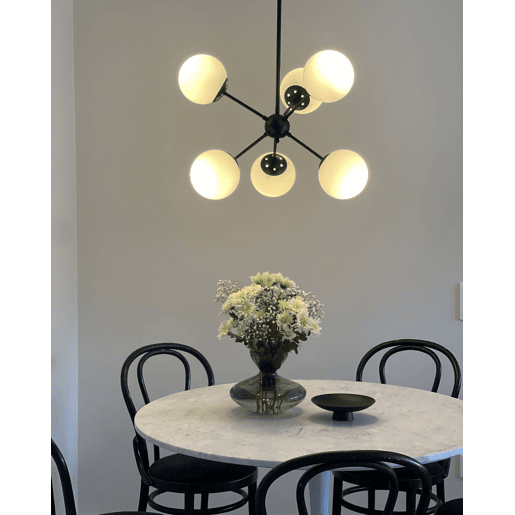 Iluminação de tecto ADAWRO Metal PretoBranco