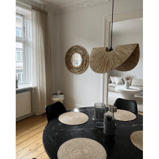 Candeeiro suspenso HERRON Papel Natural Candeeiro suspenso HERRON Papel Natural