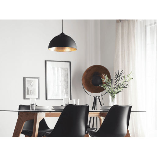Candeeiro suspenso CETINA Metal Preto