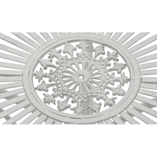 Mesa de Jardín Hari Metal Blanco antiguo Ø 70 cm