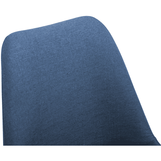 Silla De Comedor Maverick En Tela Azul 57X48X76 cm Silla De Comedor Maverick En Tela Azul 57X48X76 cm