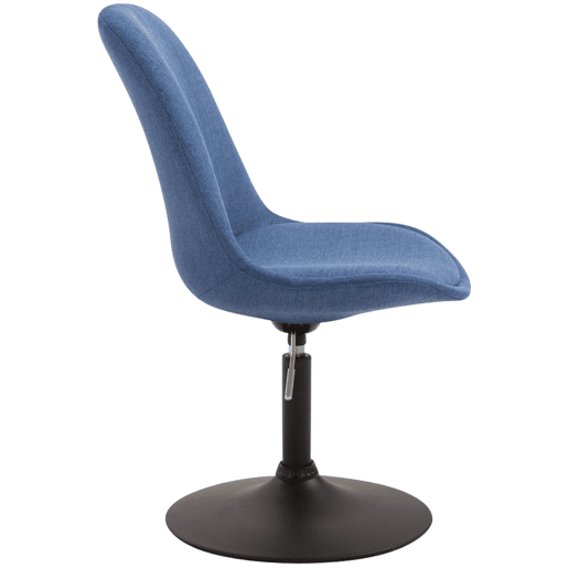 Silla De Comedor Maverick En Tela Azul 57X48X76 cm Silla De Comedor Maverick En Tela Azul 57X48X76 cm