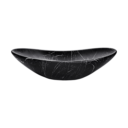 Móvel lavatório único 100cm 2 nichos Zelie Branco Madeira e Preto