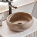 Conjunto mueble lavabo doble 2 nichos y columna Zelie Conjunto mueble lavabo doble 2 nichos y columna Zelie Beige