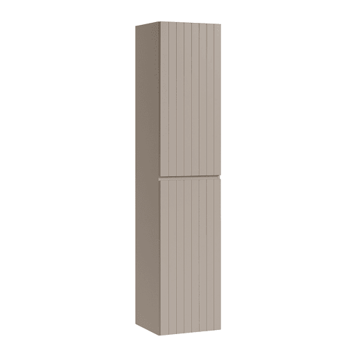 Móvel de lavatório simples de 60 cm com pedestal em caxemira e madeira Zelie