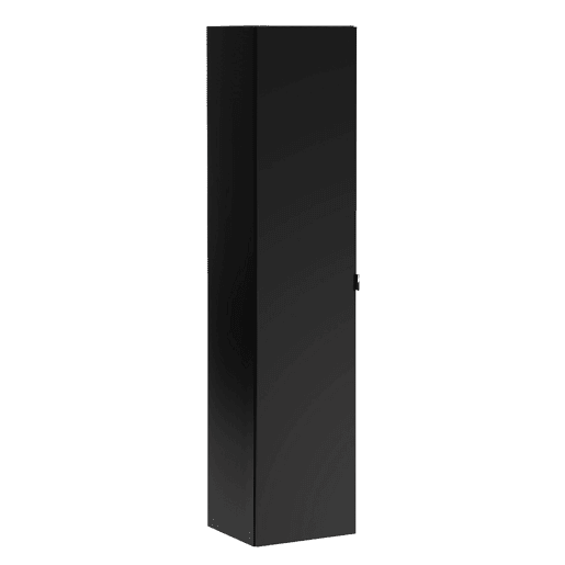 Conjunto móvel lavatório simples 60cm e coluna Eros Preto