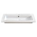 Conjunto mueble lavabo individual encastrado y columna April 80 Conjunto mueble lavabo individual encastrado y columna April 80 Blanco