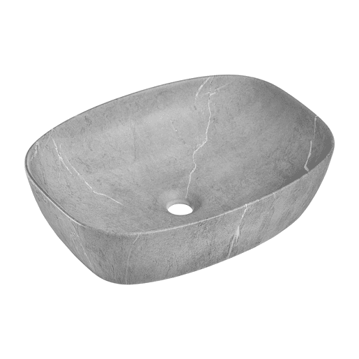 Móvel de lavatório duplo de 120cm e coluna Adriel Branco e efeito Pedra Móvel de lavatório duplo de 120cm e coluna Adriel Branco e efeito Pedra