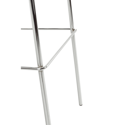 Taburete de bar Hover de tela con base de cuatro patas Gris oscuro 48X43X100 cm Taburete de bar Hover de tela con base de cuatro patas Gris oscuro 48X43X100 cm