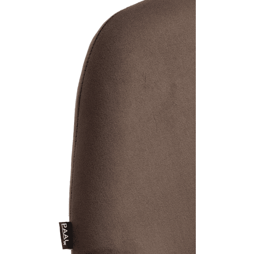 Taburete de cocina Braga en terciopelo Marrón 52X51X89 cm Taburete de cocina Braga en terciopelo Marrón 52X51X89 cm