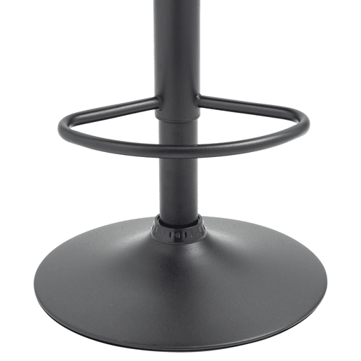 Taburete de cocina Braga en terciopelo Marrón 52X51X89 cm Taburete de cocina Braga en terciopelo Marrón 52X51X89 cm