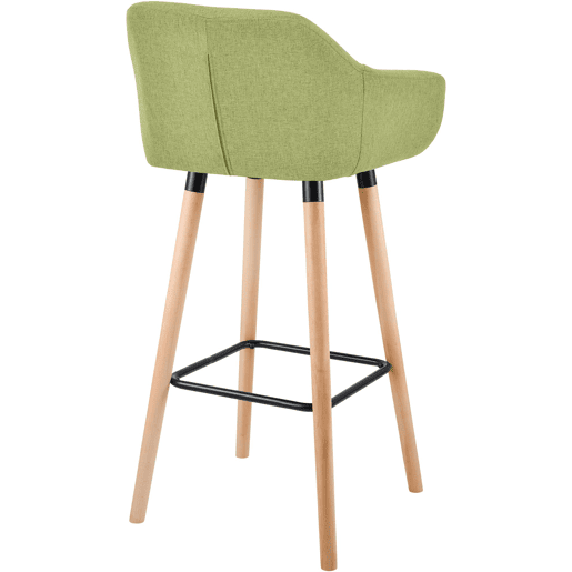 Taburete de barra Grant tela Verde claro 46X55X99 cm