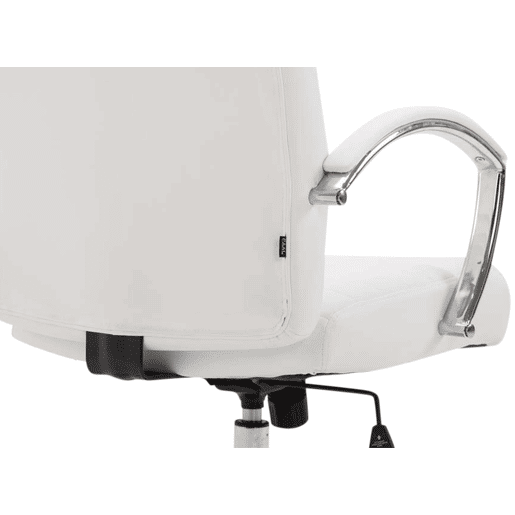 Silla de Oficina XL Valais Simil cuero Blanco 68X60X110 cm Silla de Oficina XL Valais Simil cuero Blanco 68X60X110 cm