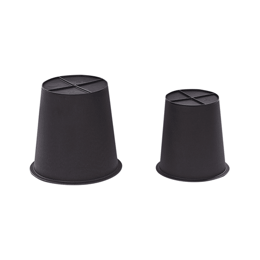 Beliani Conjunto de 2 vasos para plantas CHELONE