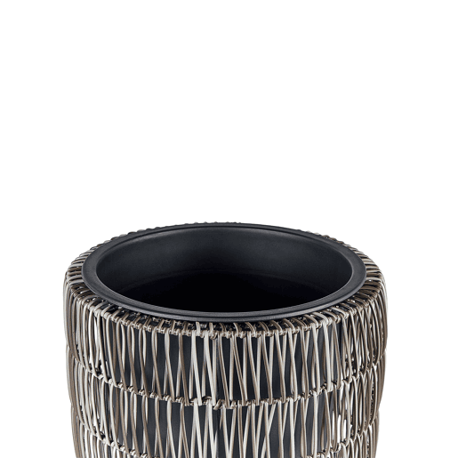Beliani Conjunto de 2 vasos para plantas CHELONE