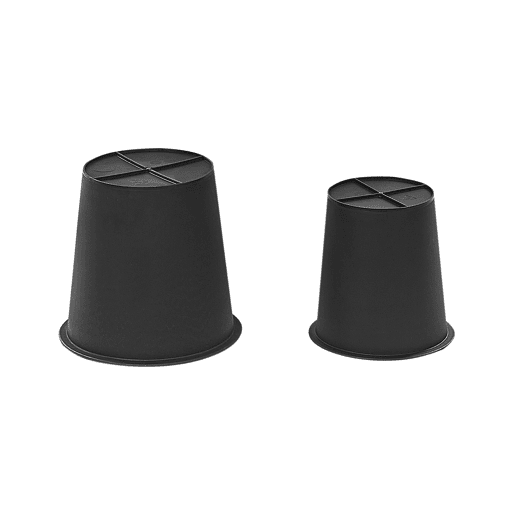 Beliani Conjunto de 2 vasos para plantas CHELONE