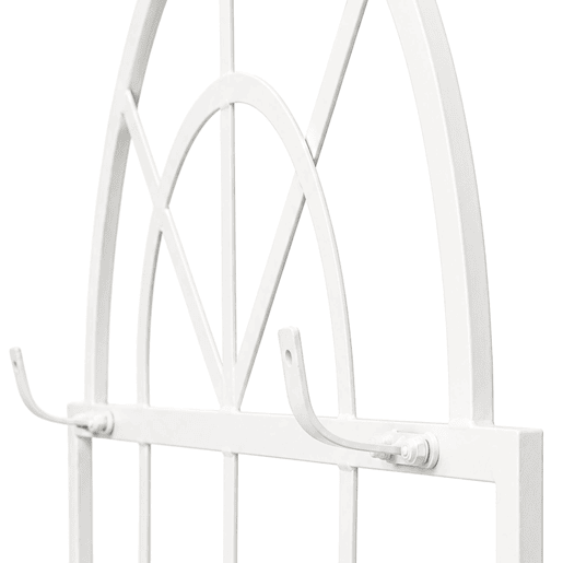 Set de 2 enrejados Viva para pared Metal Blanco 1X70X180 cm