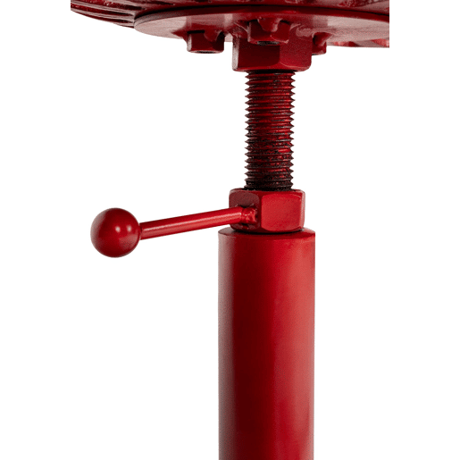 Taburete Industrial Butch Metal Rojo 34X44X56 cm