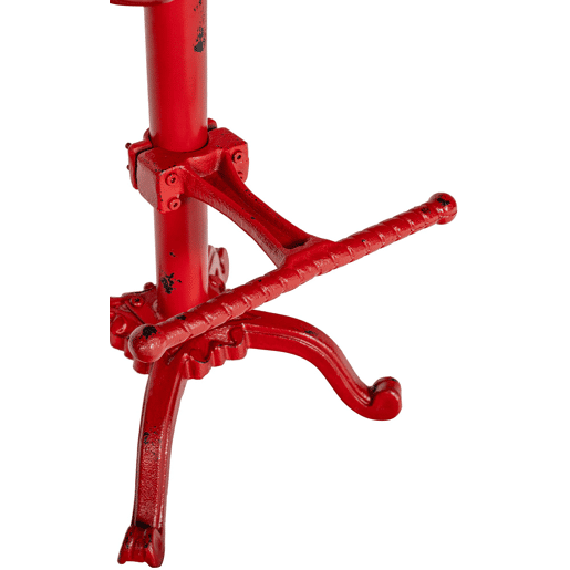 Taburete Industrial Butch Metal Rojo 34X44X56 cm